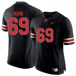 NCAA Ohio State Buckeyes Men's #69 Chris Kuhn Blackout Nike Football College Jersey ATC4845ZD